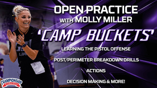 'Camp Buckets' - Pistol Offense - Post/Perimeter Breakdown Drills, Actions, Decision-Making & More!