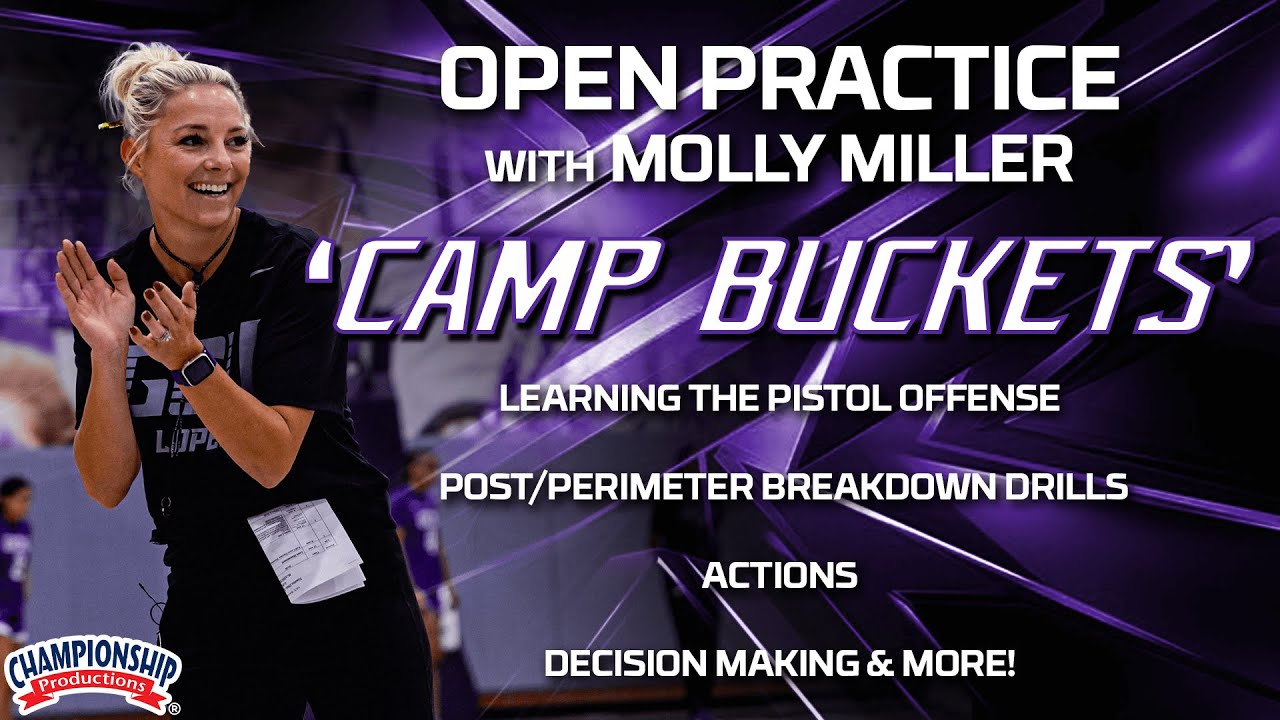 'Camp Buckets' - Pistol Offense - Post/Perimeter Breakdown Drills, Actions, Decision-Making & More!