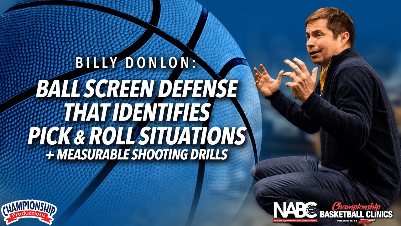 Billy Donlon: Ball Screen Defense to Identify Pick & Roll Situations + Measurable Shooting Drills