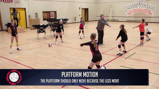 Platform Motion - Arms Move Because Legs Move! Great teaching point!