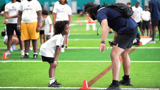 King & Kayleb Take On The Miami Dolphins Jr Dolphin Combine Experience