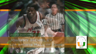 Johnny Hemsley - University of Miami Sports Hall of Fame