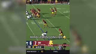 2 CATCHES FOR 136 YARDS AND 2 TDs in THE FIRST QUARTER OMGGG (via @...