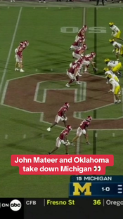 This play by Mateer ‍ #collegefootball #cfb #football #oklahoma