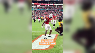 GOING DEEP. That celly was TUFF CJ Daniels scores on the deep ball...