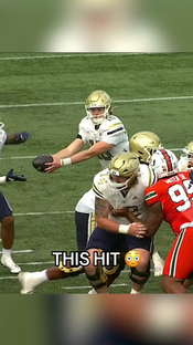 #throwback #football #college #highlight