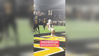 He SAVED THE DAY. Young QB is a BALLER 14 year old QB Malik Leonar...