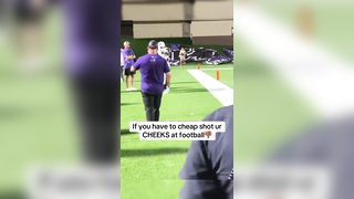 Only trash players cheap shot‍‼ #joshsmoore #football #fyp #high...