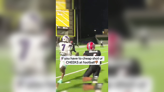 Only trash players cheap shot‍‼ #joshsmoore #football #fyp #high...