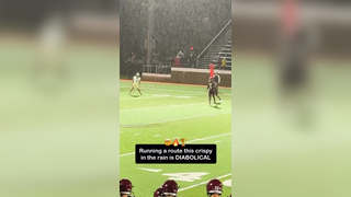 Rain didn’t stop nun (via bubba4frazier_/ig) #football #rain #hig...