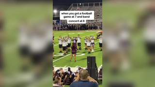 He’s smooth with it too (via @runswithjesse) #highschool #band #f...