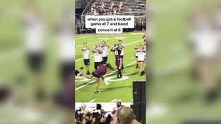 He’s smooth with it too (via @runswithjesse) #highschool #band #f...