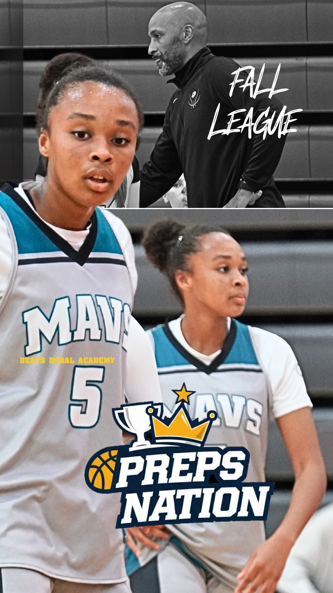 Aubreigh Pumphrey Solomon Records Double-Double in Archbishop McCarthy Fall League Win