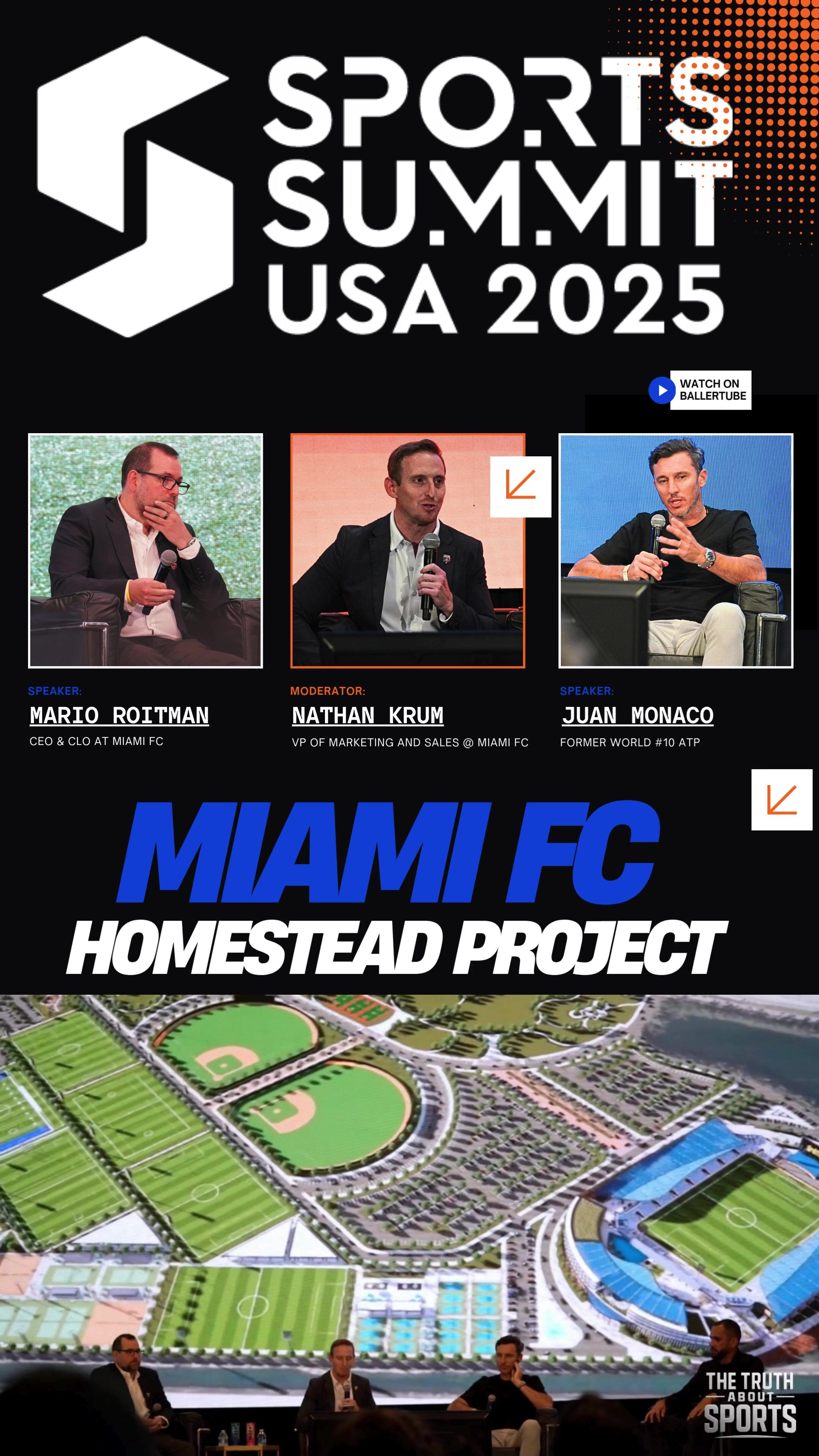 Miami FC Leaders Unveil Homestead Project Vision at Miami Sports Summit