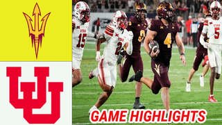 Utah Utes vs Arizona State Sun Devils FULL GAME HIGHLIGHTS | NCAA Football
