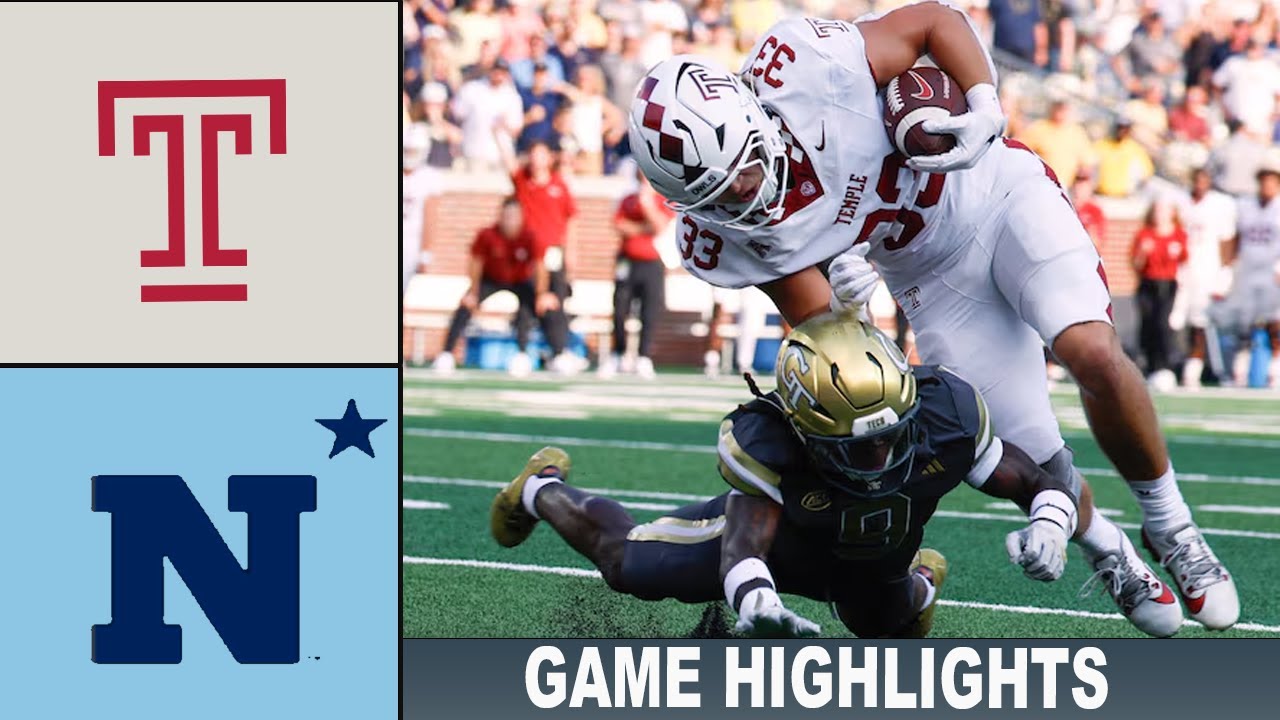 Navy vs Temple FULL GAME HIGHLIGHTS NCAAF WEEK 7 Oct 11,2025 College Football