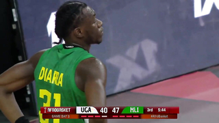 Deng John Geu SHOWED OUT for Uganda! ?? AfroBasket 2025 Highlights