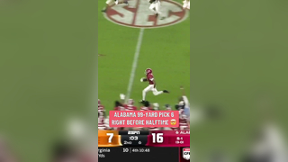 Zabien Brown created a HUGE momentum swing for the Tide in their riva...