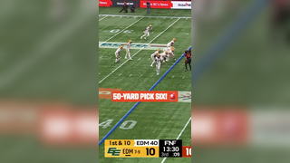 CARTER JR. WITH A HUGE PICK SIX! #CFL #CFLFOOTBALL