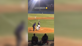 He launched that ‍ (via @Logan_Luckett) #baseball #homerun #hit #sp...