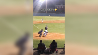 He launched that ‍ (via @Logan_Luckett) #baseball #homerun #hit #sp...