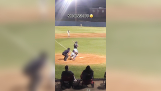 He launched that ‍ (via @Logan_Luckett) #baseball #homerun #hit #sp...