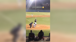 He launched that ‍ (via @Logan_Luckett) #baseball #homerun #hit #sp...