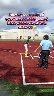 Craziest play in youth baseball #baseball #baseballtiktoks #baseb...