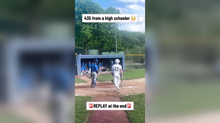 Follow for more baseball! #baseball #homerun #highschoolbaseball