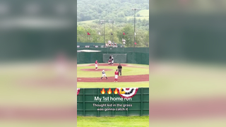 Check out my mans in the grass #fyp #baseball #homerun #homer #boxer