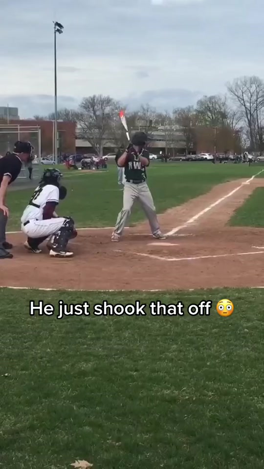 He’s tough (via tmeucci_3/Instagram) #baseball #tuff #swing #homeru...