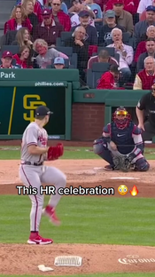 This was tough from Rhys Hoskins #mlb #baseball #philadelphia #home...