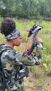 Getting some target shots in!! The sound of hiyting foam is like no o...