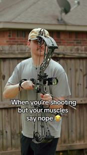 Gotta be careful when you’re tired! #BowTok #Bowtech #Archery #BowHun...