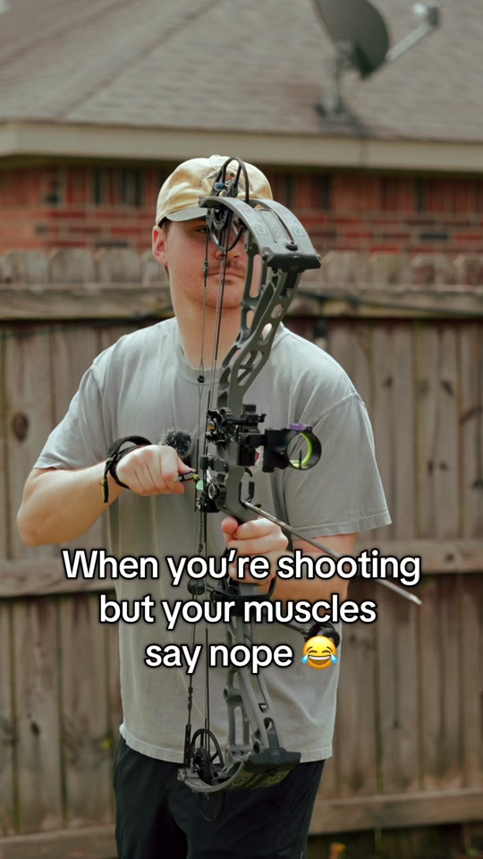 Gotta be careful when you’re tired! #BowTok #Bowtech #Archery #BowHun...