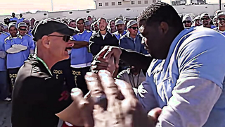 Pro Armwrestler gets surprised by inmate #armwrestle #armwrestler ...