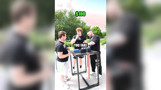 Arm wrestling challenge! @Dakota Unrau @Shan #gymbro #armwrestling #s...