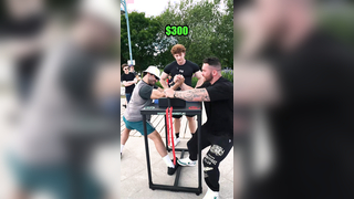 Arm wrestling challenge! @Dakota Unrau @Shan #gymbro #armwrestling #s...