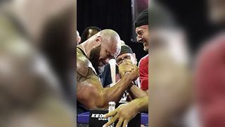 When Devon showed a master class to Braun Strowman #armwrestling #d...