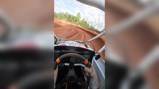 POV: You pin it to the cushion and high side the field. #racing #spri...