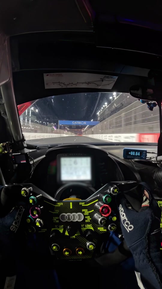 Jeddah GT3 POV —————————#enduranceracing #audir8 #horsepower #audig...