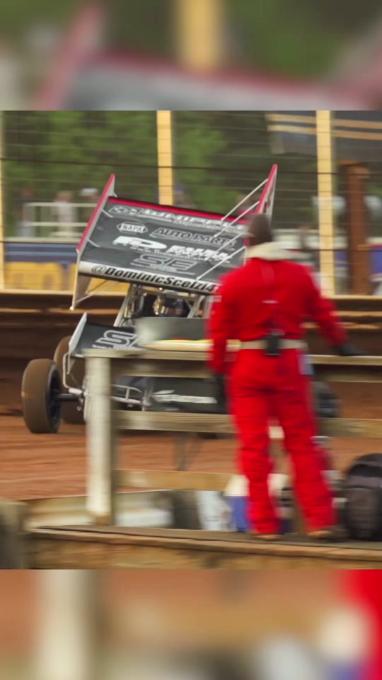 Sideways. #worldofoutlaws #worldofoutlawsprintcars #dirttrackracing #...