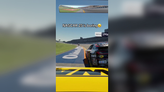 Bro went flying!!! #nascar25 #nascaronline #omg #nascarcrash #fyp