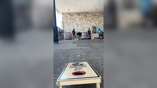 Bro is too good, he saved the clip for me #brotherhoodcornhole #co...