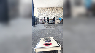 Bro is too good, he saved the clip for me #brotherhoodcornhole #co...