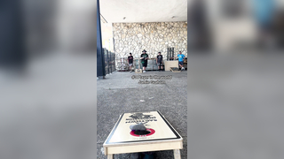 Bro is too good, he saved the clip for me #brotherhoodcornhole #co...