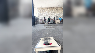 Bro is too good, he saved the clip for me #brotherhoodcornhole #co...