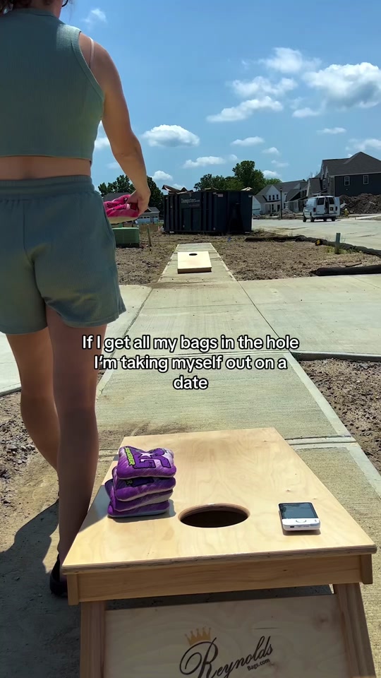 Im still going on that date and my @BG Cornhole bags are coming with ...