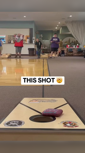 (via @ACL Pro Colin Hodet) #cornhole #trickshot #shot #trick