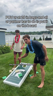 #cornhole